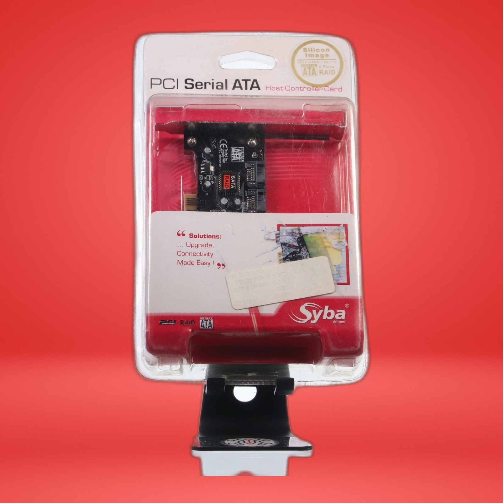 Syba SD-SATA-4P PCI 4-Channel Serial-ATA SATA Raid Controller Card