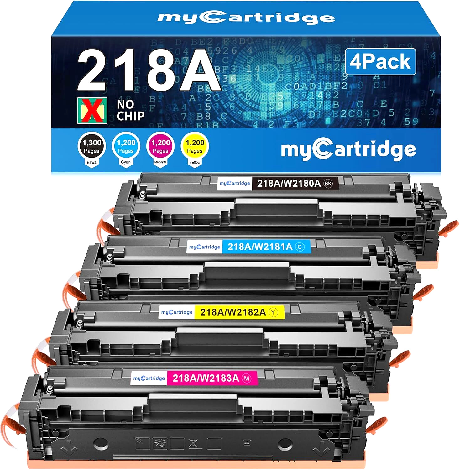 218A Toner Cartridge for HP Color LaserJet Pro 3201dw /3301fdw/ 3301cdw/ 3301sdw