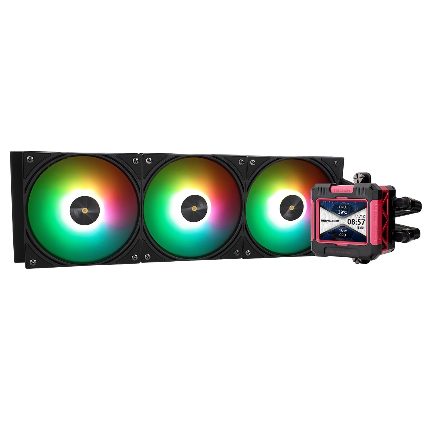 Thermalright FW360 ARGB RB-AIO CPU Liquid Cooler,IPS LCD Screen 360mm