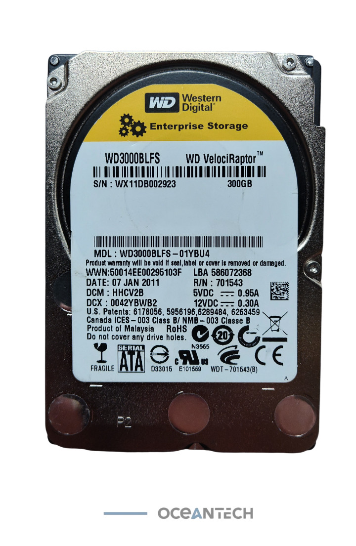 Western Digital Enterprise WD3000BLFS 300GB 2.5" 10k RPM SATA Hard Drive