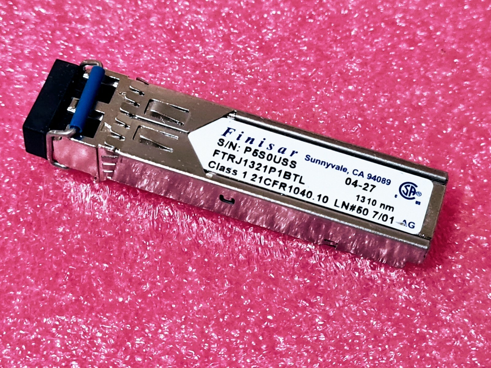 Genuine FINISAR FTRJ1321P1BTL 1310nm LW LC Duplex OC-48/STM-16 SFP Transceiver