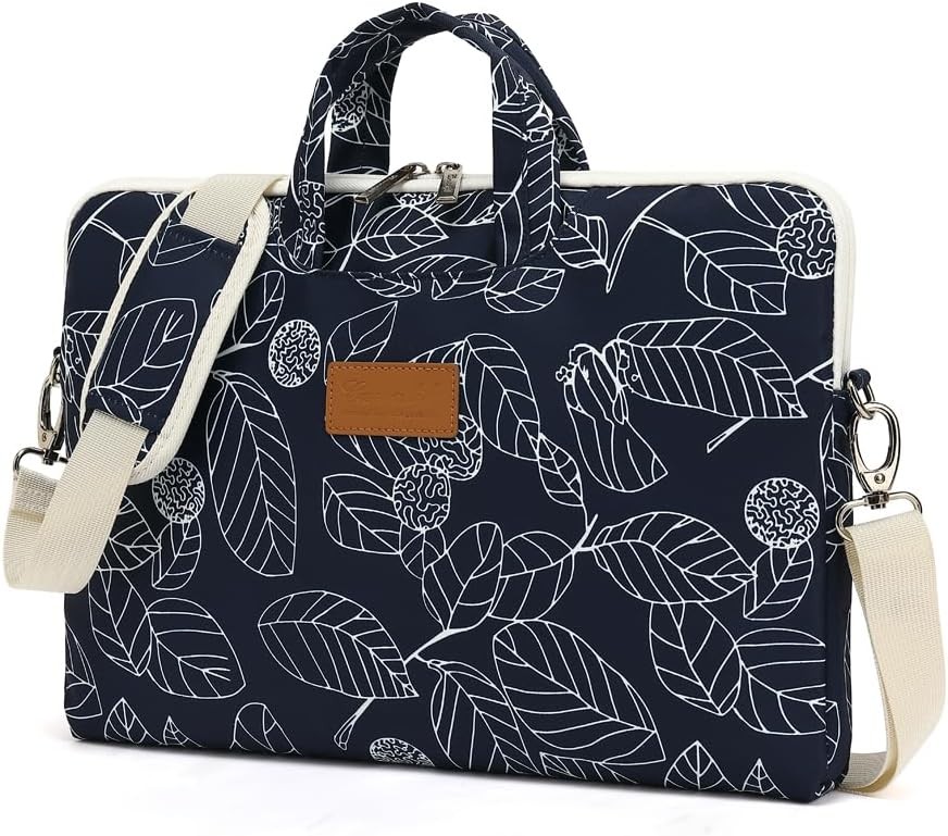 Patten Waterproof Laptop Shoulder Messenger Bag Case Sleeve for 15.6 Inch Laptop