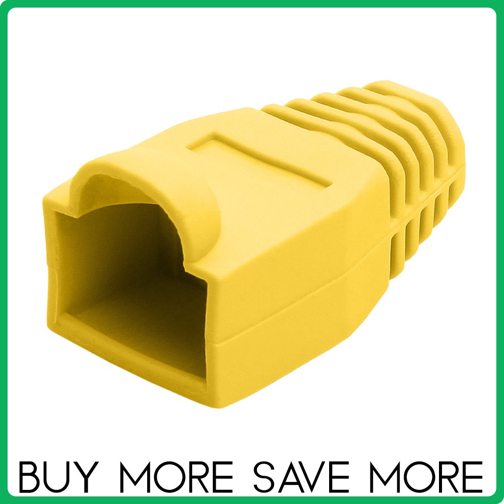 RJ45 Color Strain Relief Boots (50pcs) for RJ45 Cat5 Cat6 Cable Connectors Cap
