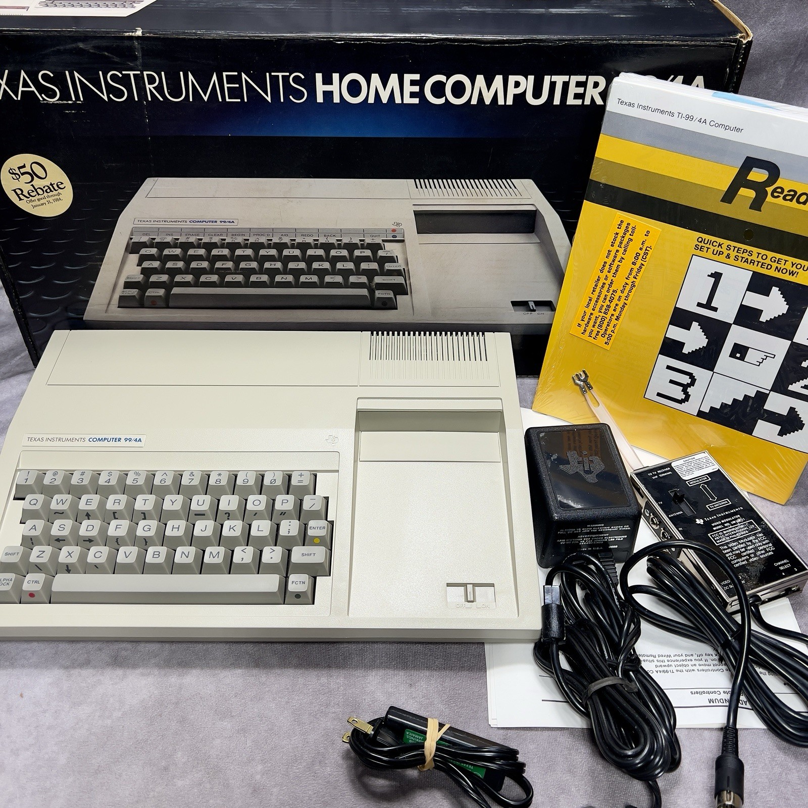Vintage Texas Instruments Home Computer 994A PHC004A G1N