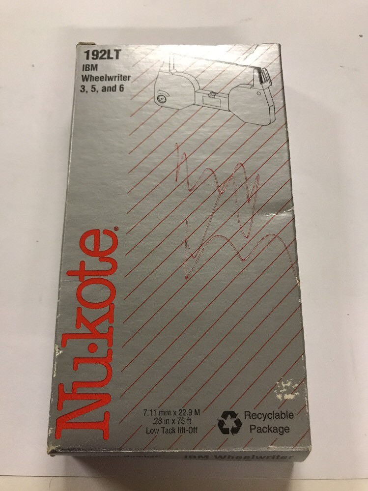 NU KOTE 192LT LIFT OFF TAPE 