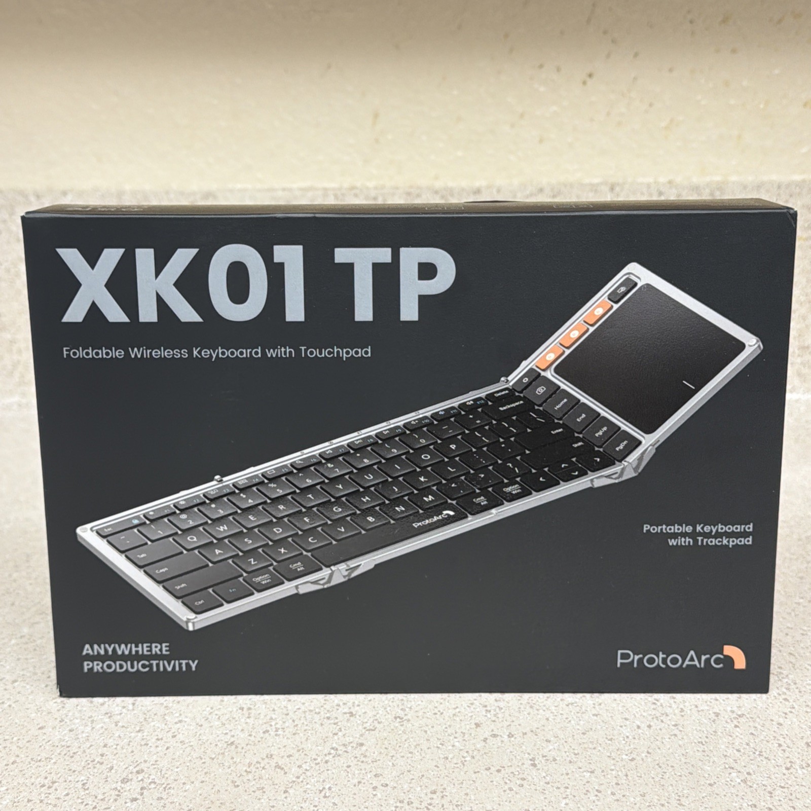 ProtoArc XK01 TP Folding Portable Keyboard FulL Foldable Keyboard with Touchpad