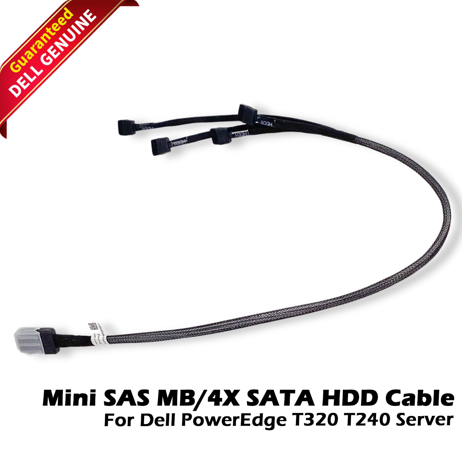 Genuine Dell PowerEdge Server T320 T420 Mini SAS SFF-8087 / 4 SATA Cable VPFJC