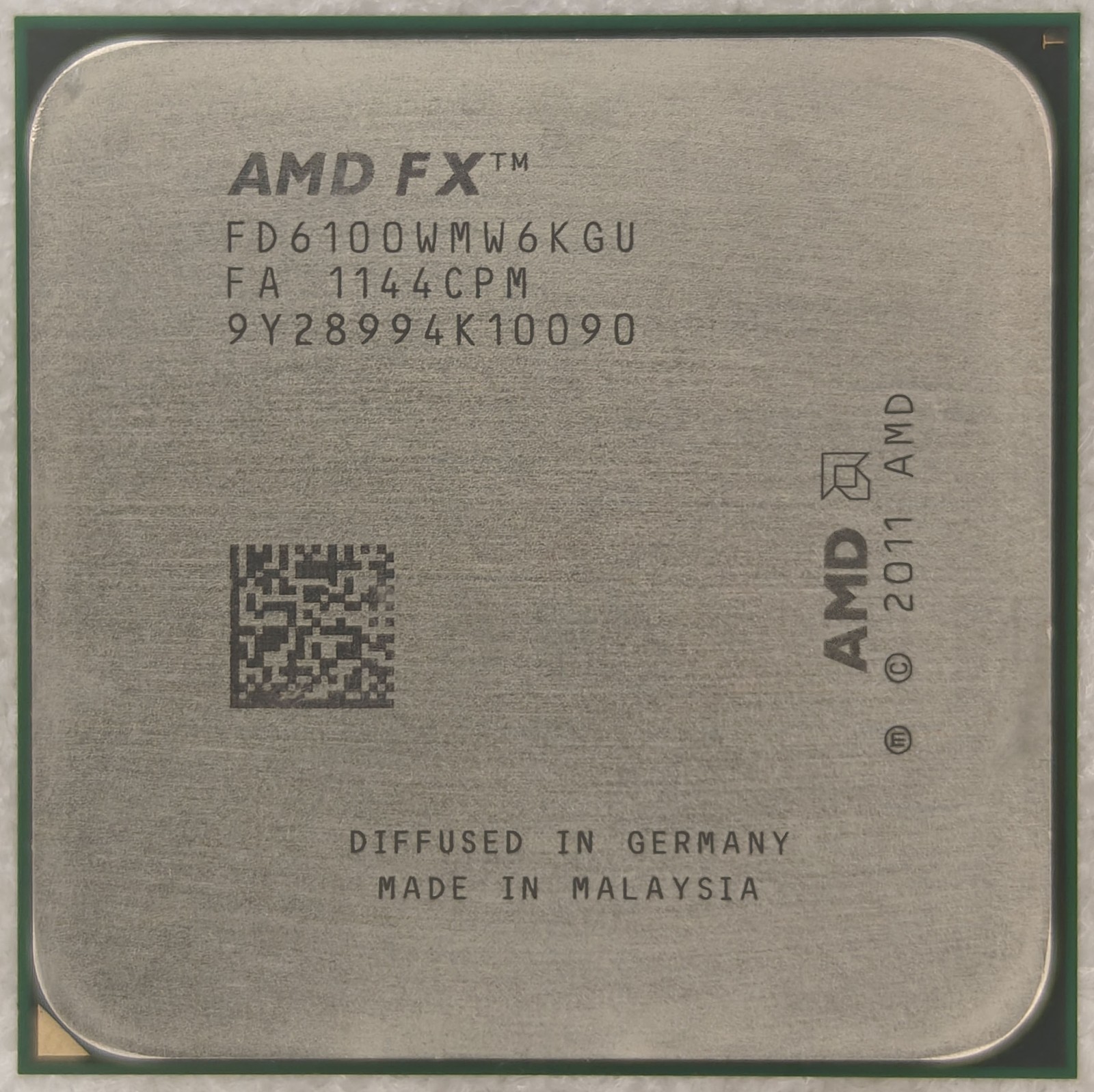 AMD FX-6100 6-Core 3.3 GHz Socket AM3+ 95W FD6100WMW6KGU Desktop Processor