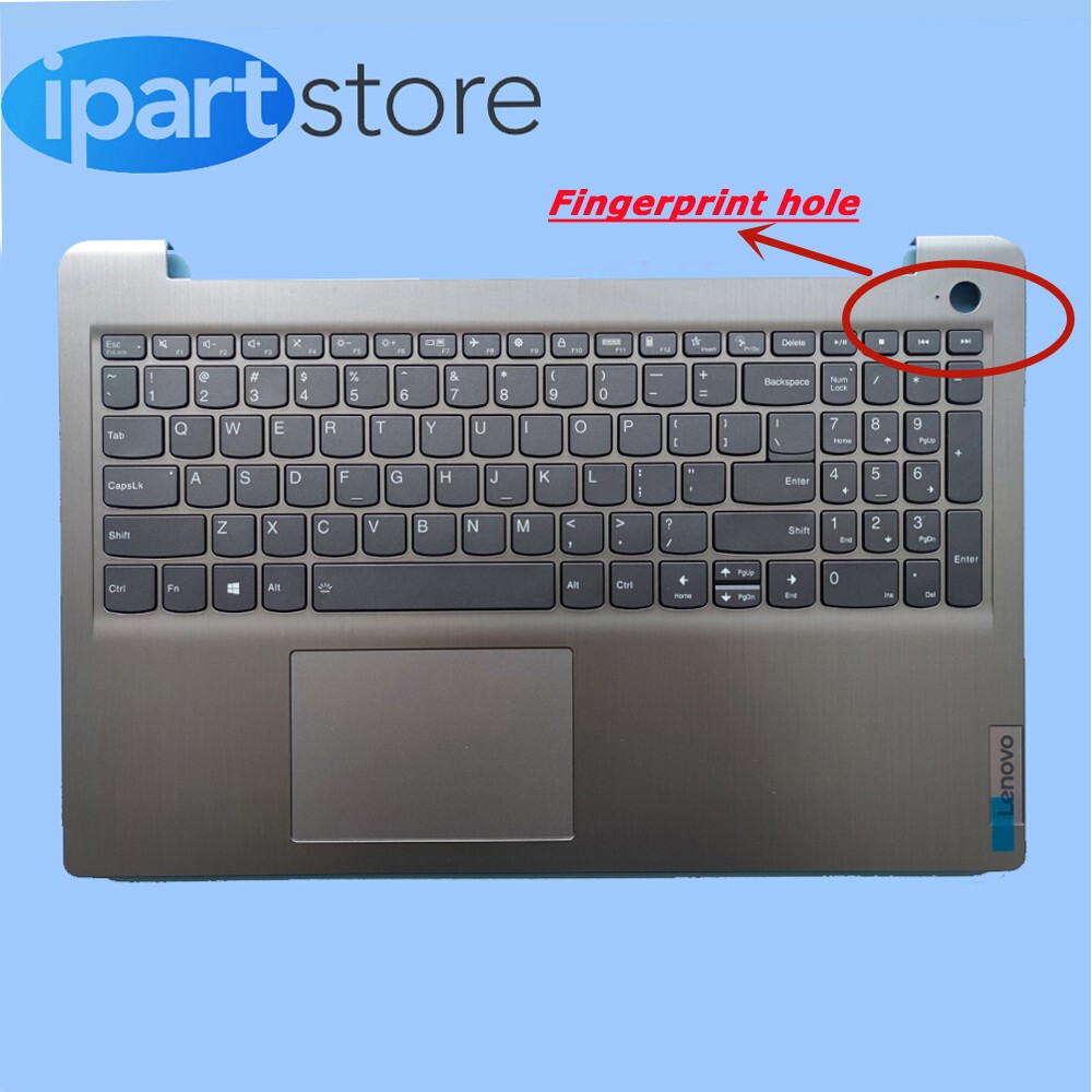 Palmrest Keyboard Touchpap For Lenovo ideapad 3-15ITL6 15ALC6 Gray 5CB1B65660