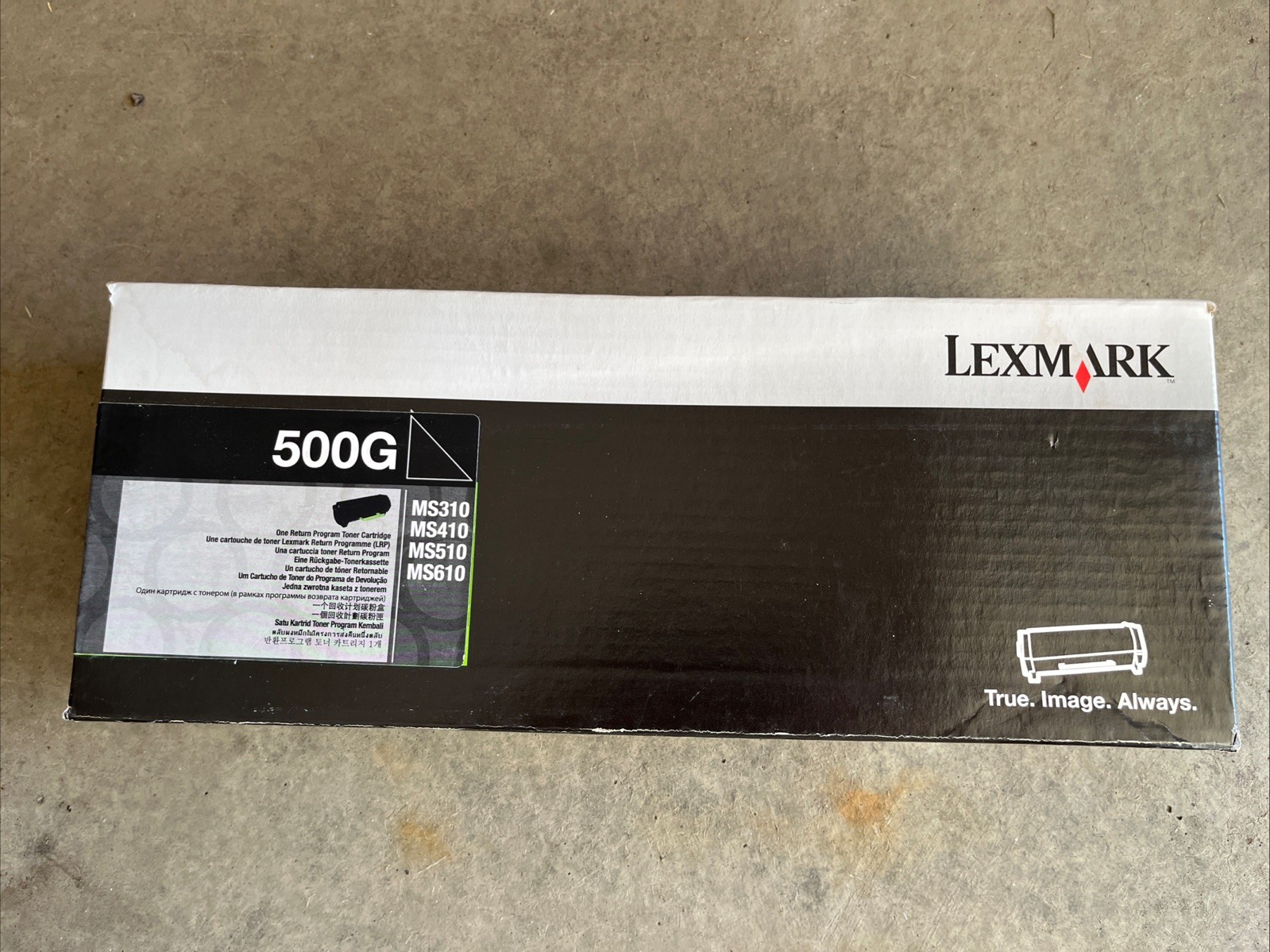 Genuine Lexmark 50F000G Toner Cartridge, 1,500 Page-Yield, Black
