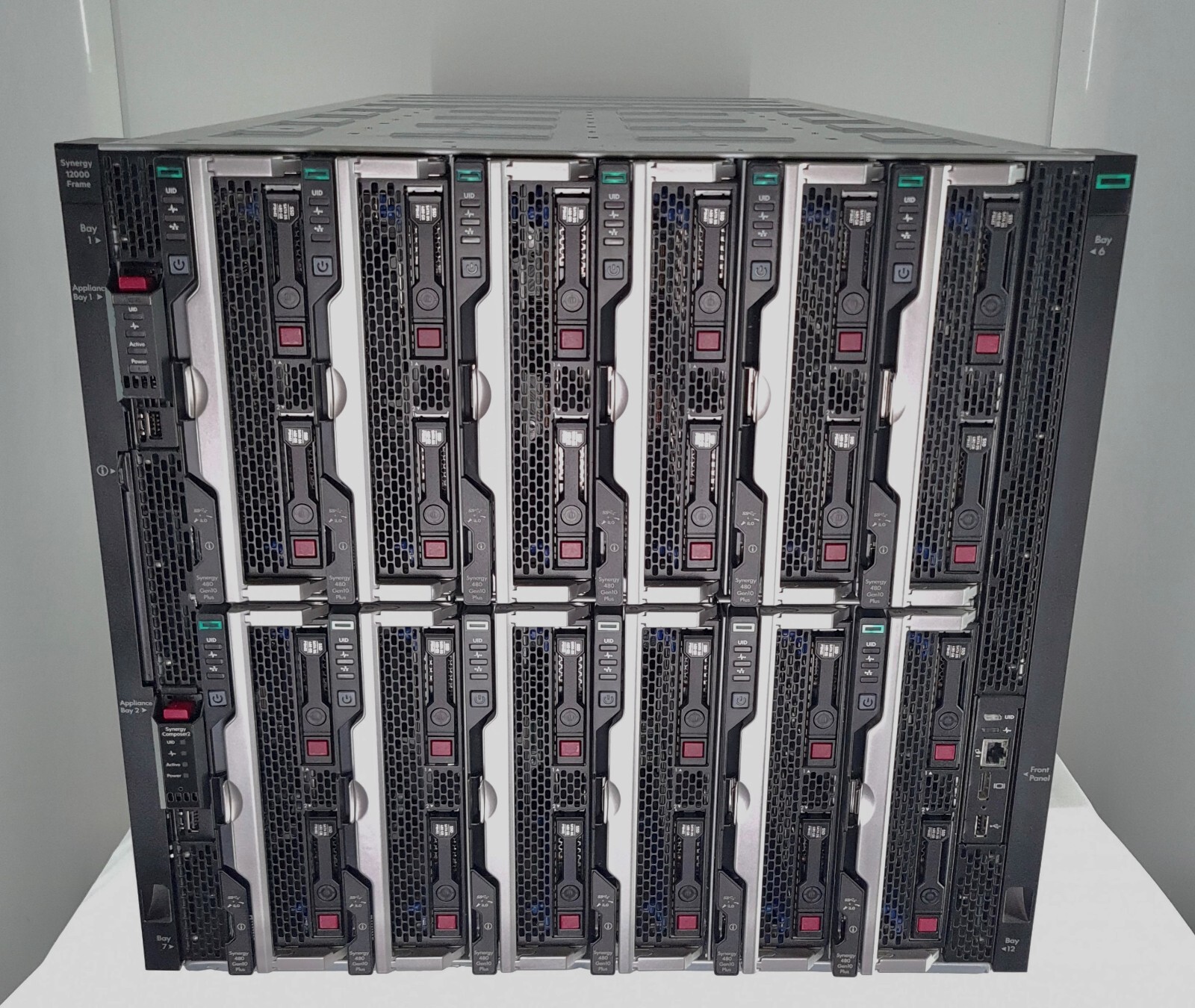 HPE Synergy 12000 Dual 100GB VC 12x HPE 480 Gen10 Plus 672-Cores 12TB DDR4 RAM