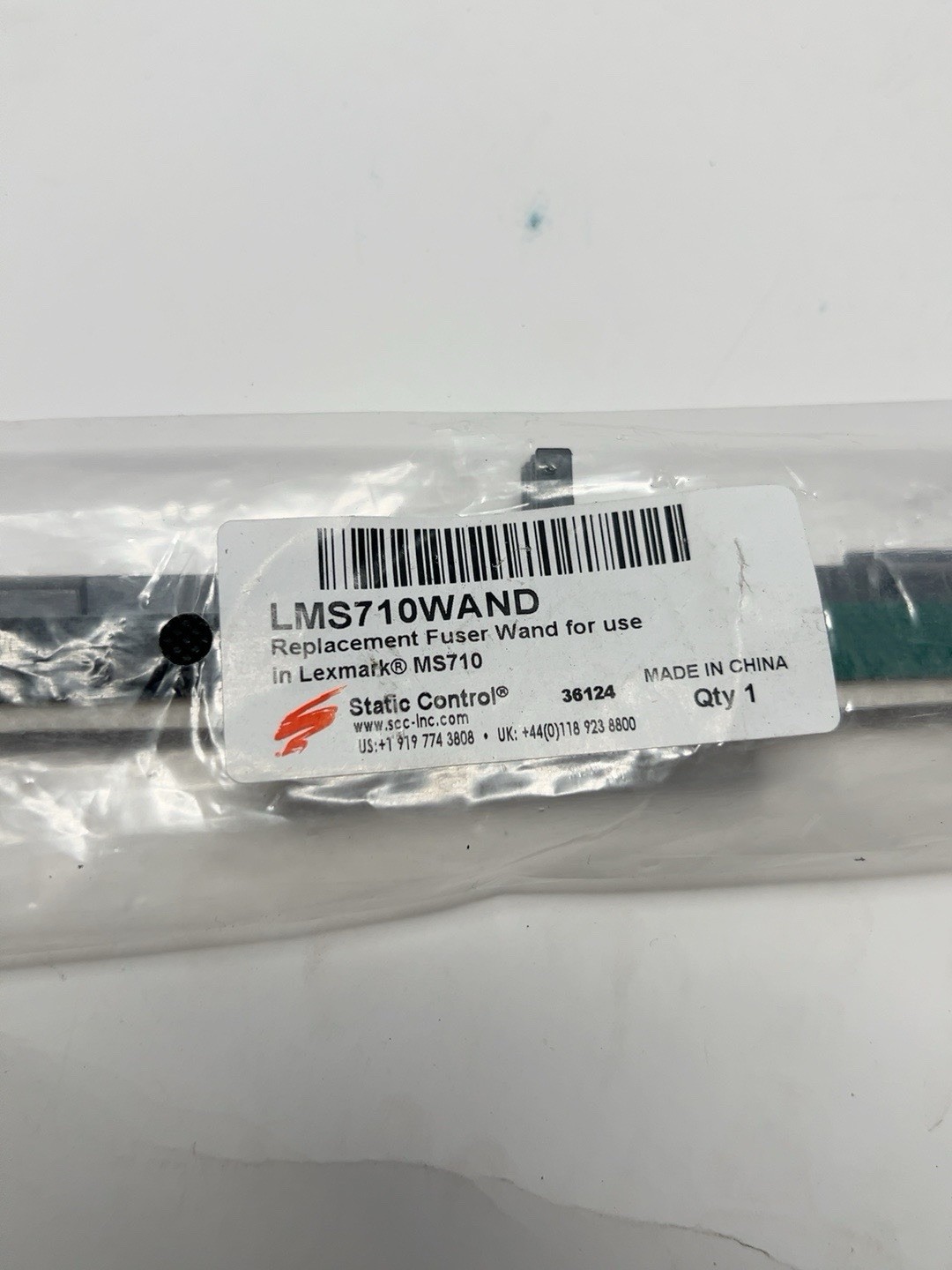 Static Control LMS710WAND Replacement Fuser Wand for Lexmark MS710 Printer