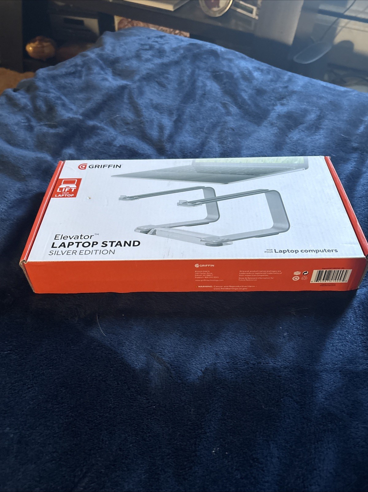 Griffin Elevator Desktop Stand for Laptops PC Macbook Silver - Open Box 🖥️