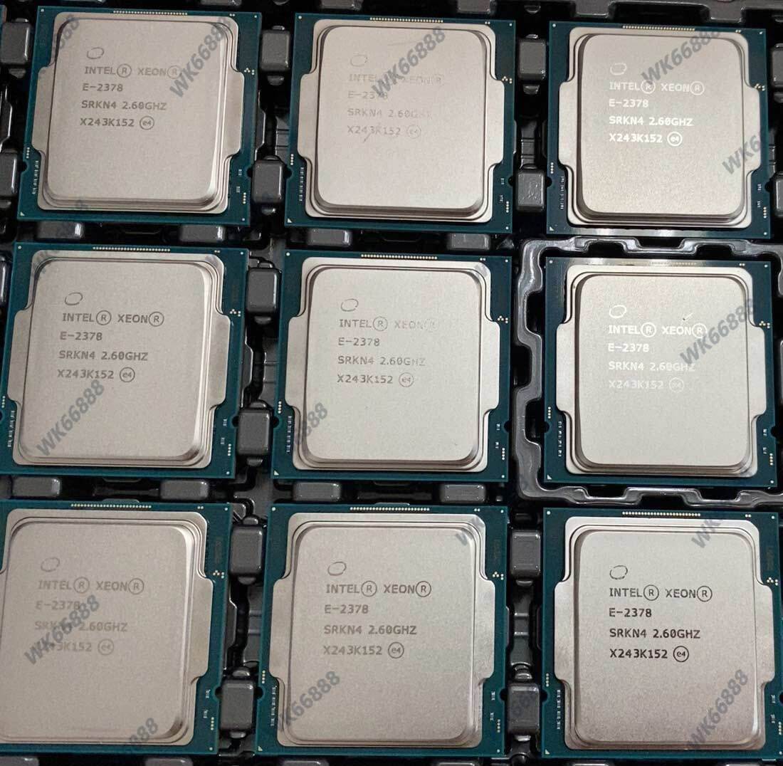 Intel Xeon E-2378 SRKN4 8-core 2.60GHz~4.8GHz LGA-1200 TDP-65W CPU processor