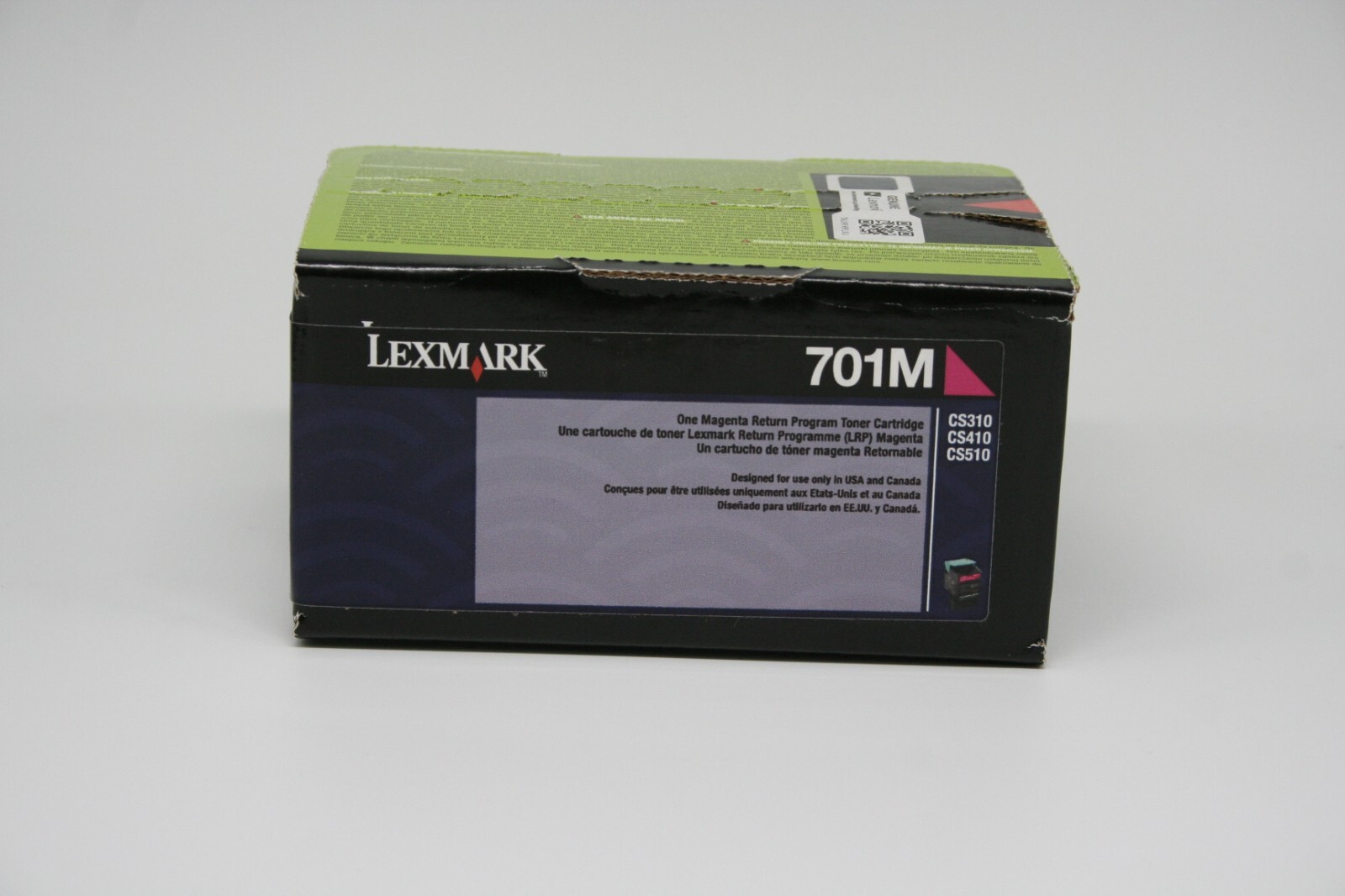 Genuine Lexmark 70C10M0 Toner (LEX-701M) 1000 Page-Yield Magenta 