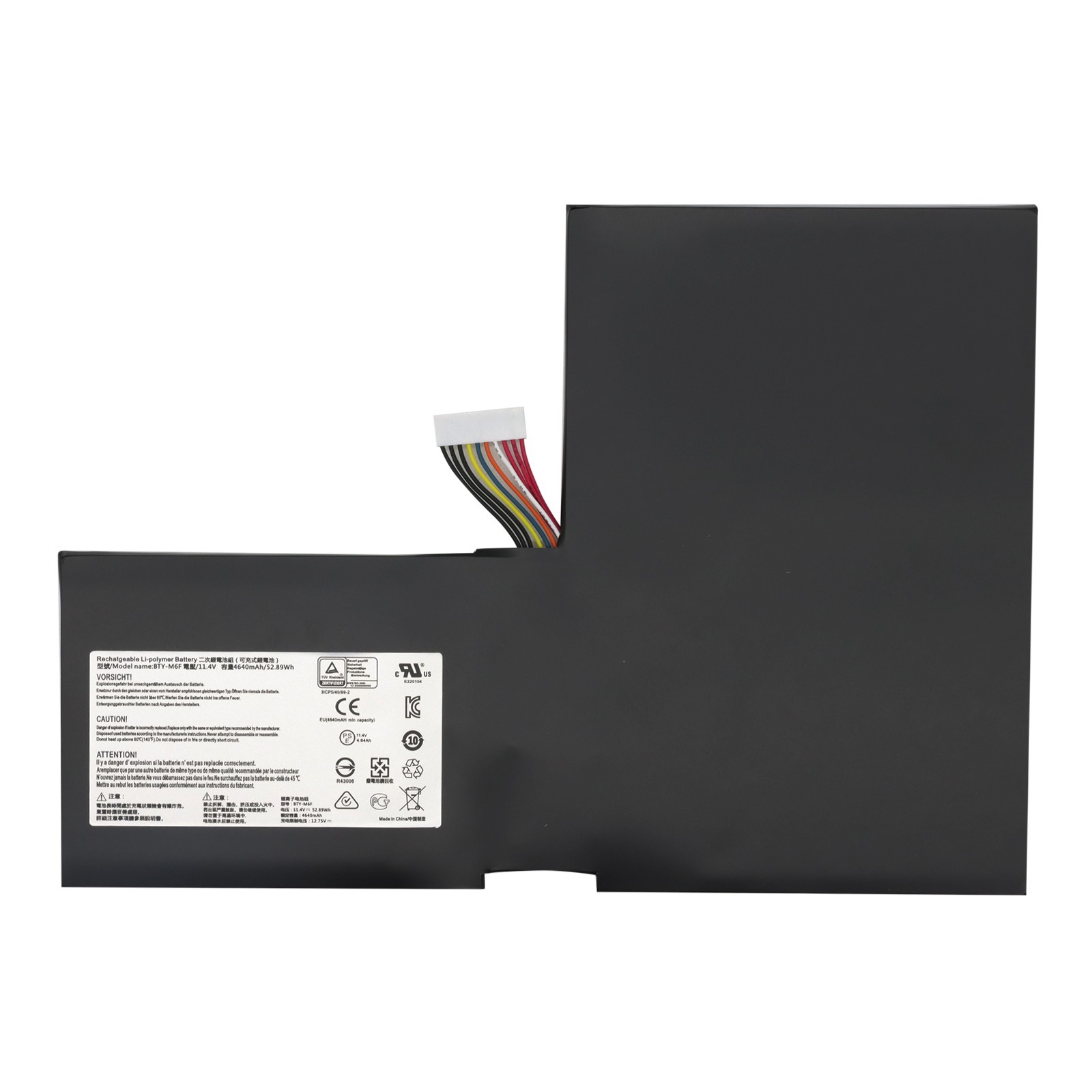 BTY-M6F Battery for MSI GS60 PX60 MS-16H2 MS-16H4 MS-16H5 MS-16H6 11.4V 4640mAh