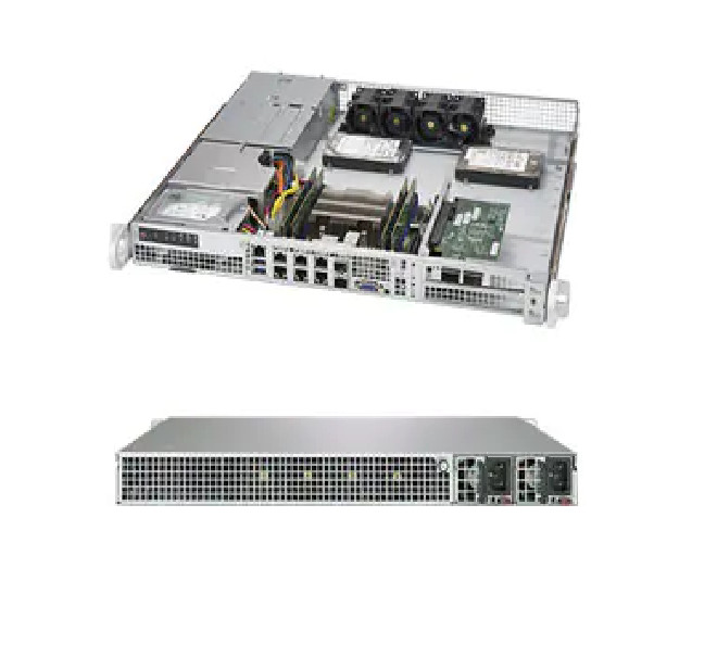 SuperMicro SYS-1019D-FRN8TP 1U 400W Server CSE-515-R407 + X11SDV-8C-TP8F MB