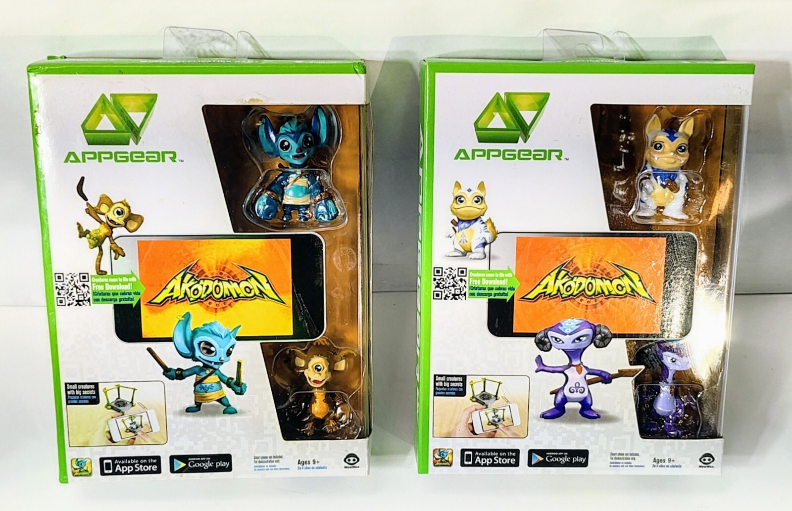 Appgear Akodomon Mobile Application Game lot of 2