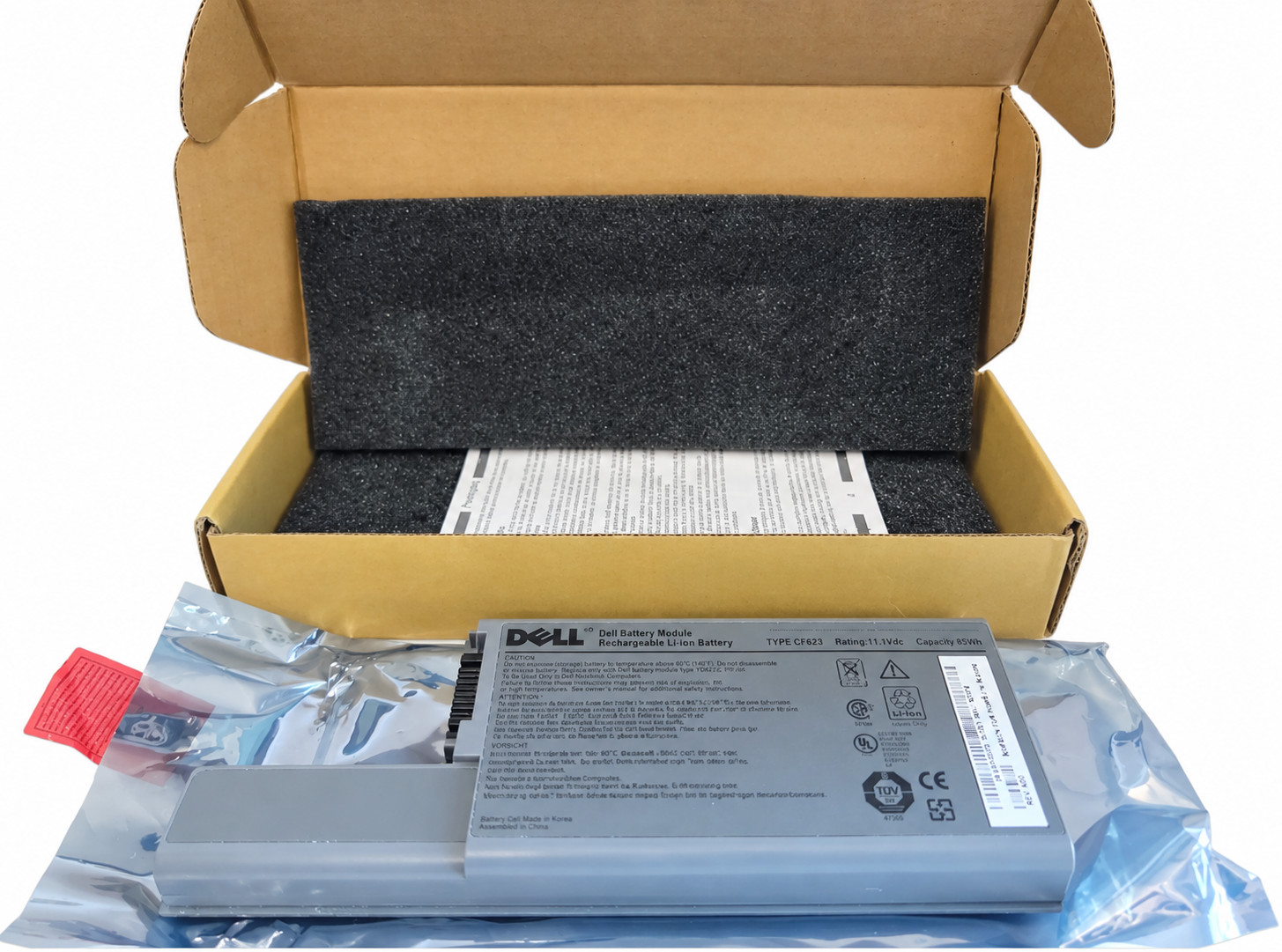 Dell CF632 Li-Ion Laptop Battery 11.1V 85Wh Rechargeable OEM New Open Box