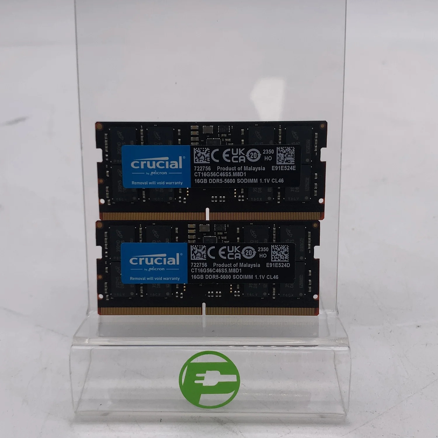 Crucial 32GB (2x16GB) RAM DDR5 5600MHz CT16G56C46S5.M8D1