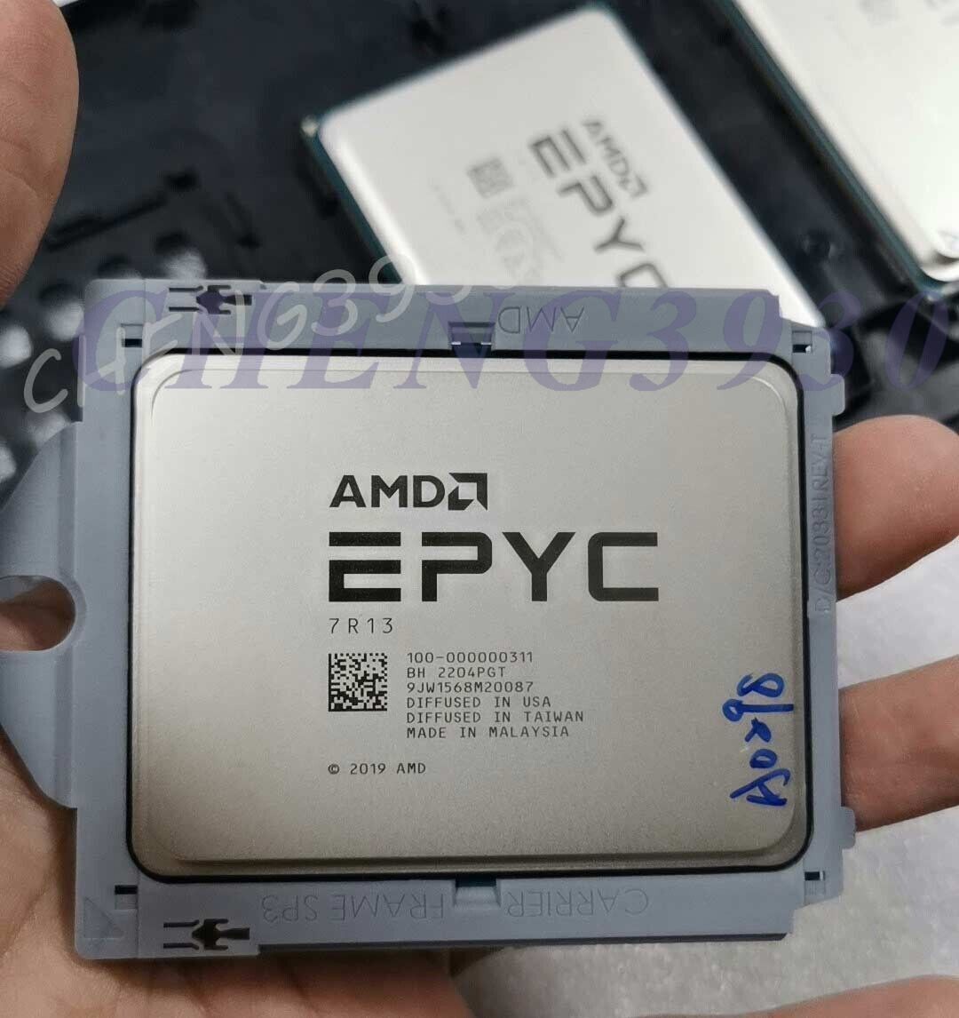 (Unlocked) AMD Milan EPYC 7R13 48-core 2.65GHz 280W CPU processor epyc 7763