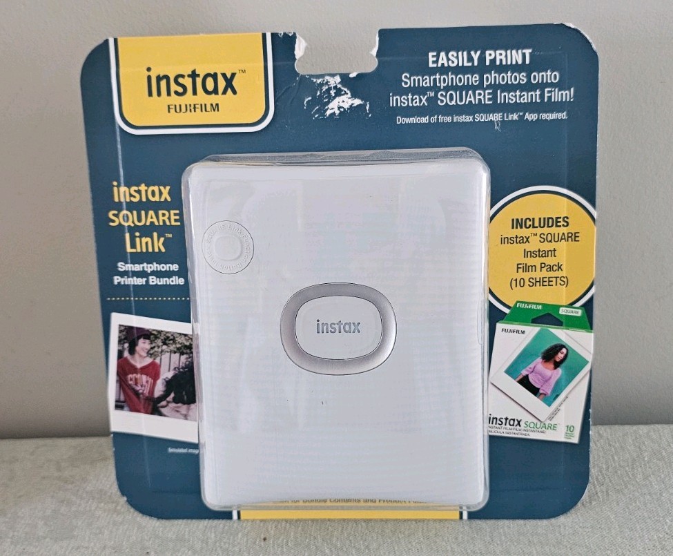 New Fujifilm Instax Square Link Smartphone Printer Bluetooth