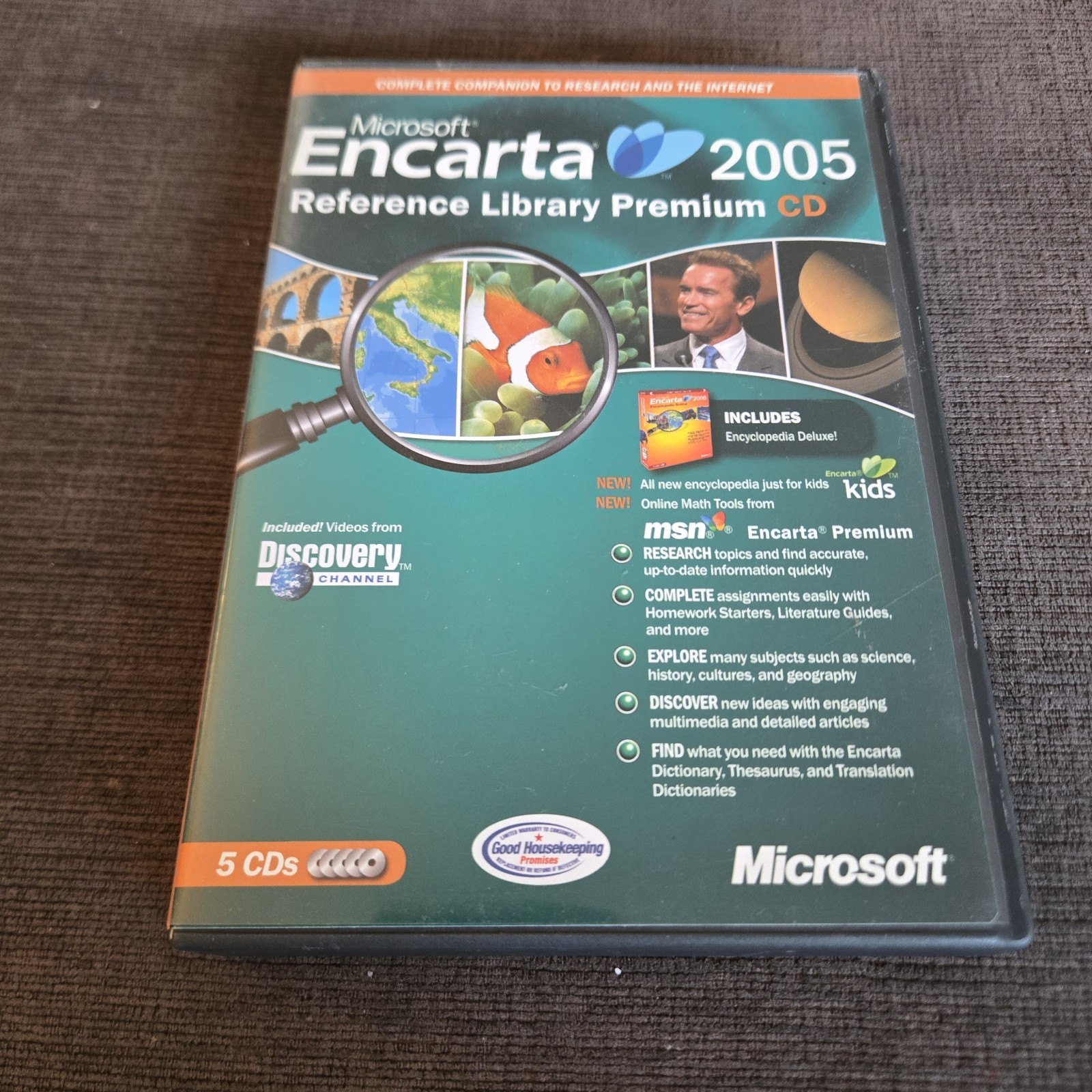 Microsoft Encarta 2005 Reference Library Premium CD -PRODUCT KEY NOT INCLUDED