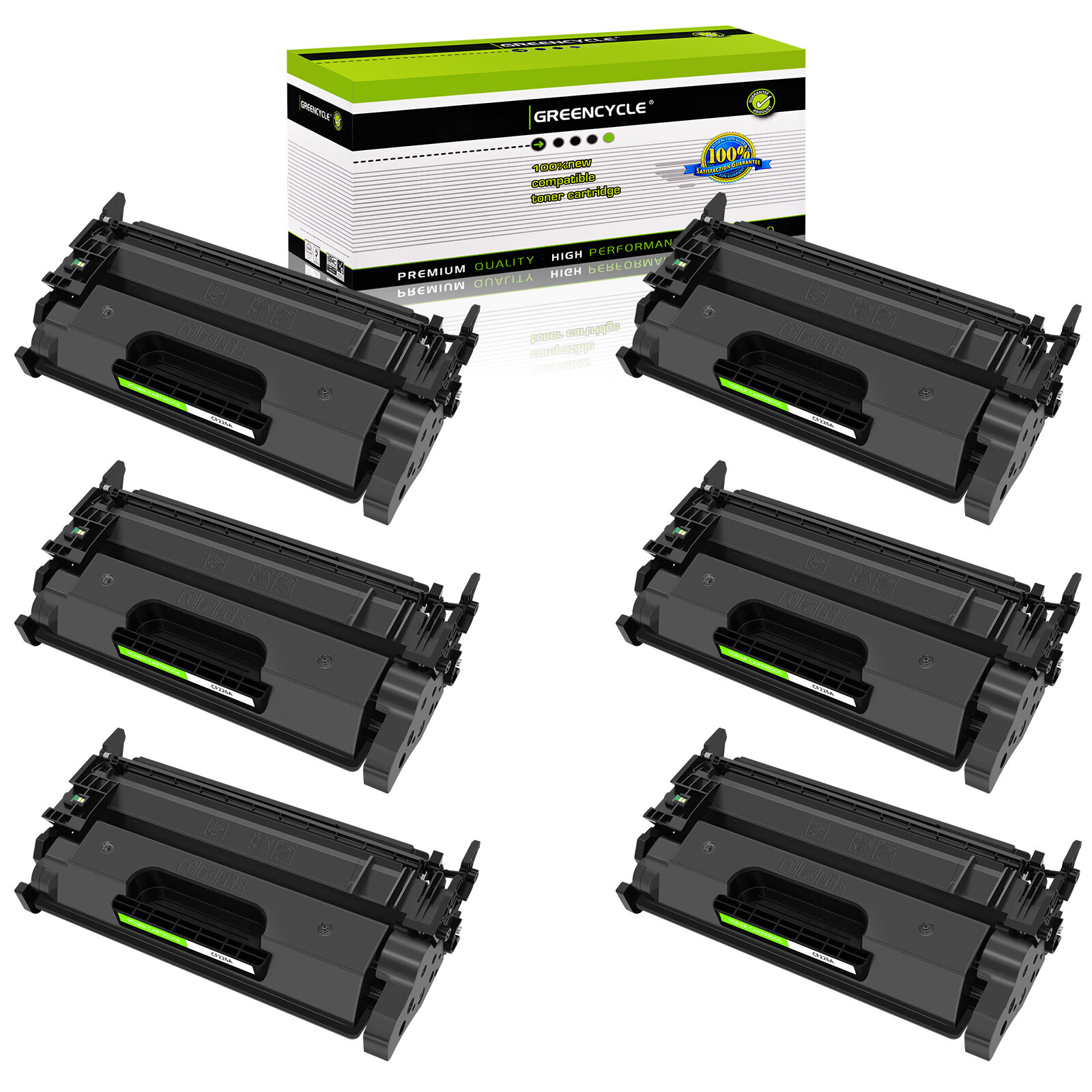 6PK Toner Compatible with Canon 052 imageCLASS MF426dw MF424dw MF429dw LBP215dw