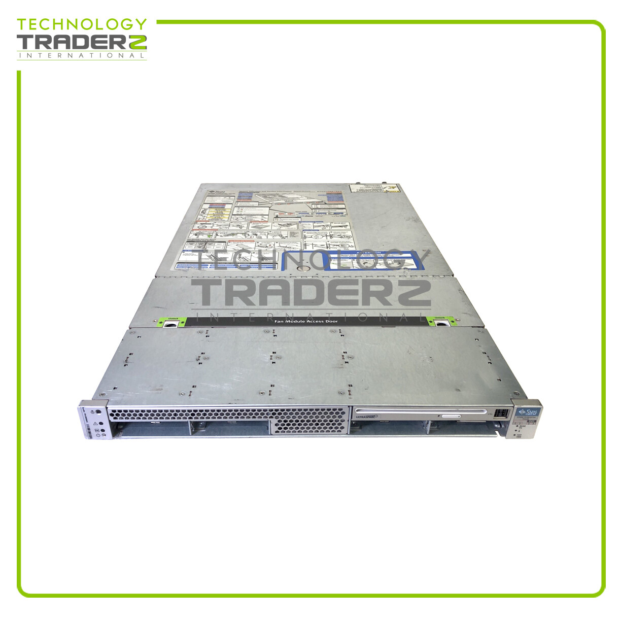 602-4370-02 SUN Sparc Enterprise T5120 4GB 4x SFF Server W/ 2x PWS 1x Riser Card