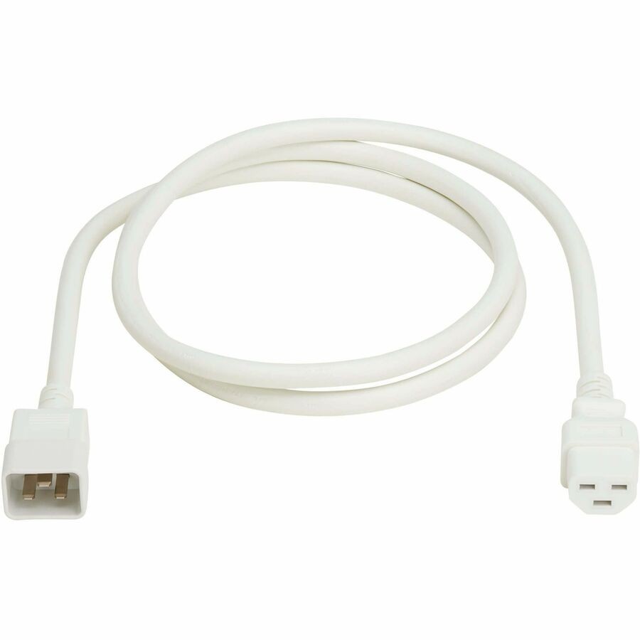 Eaton Power Cord, C20 to C21 - Heavy-Duty, 20A, 250V, 12 AWG, 6 ft, White