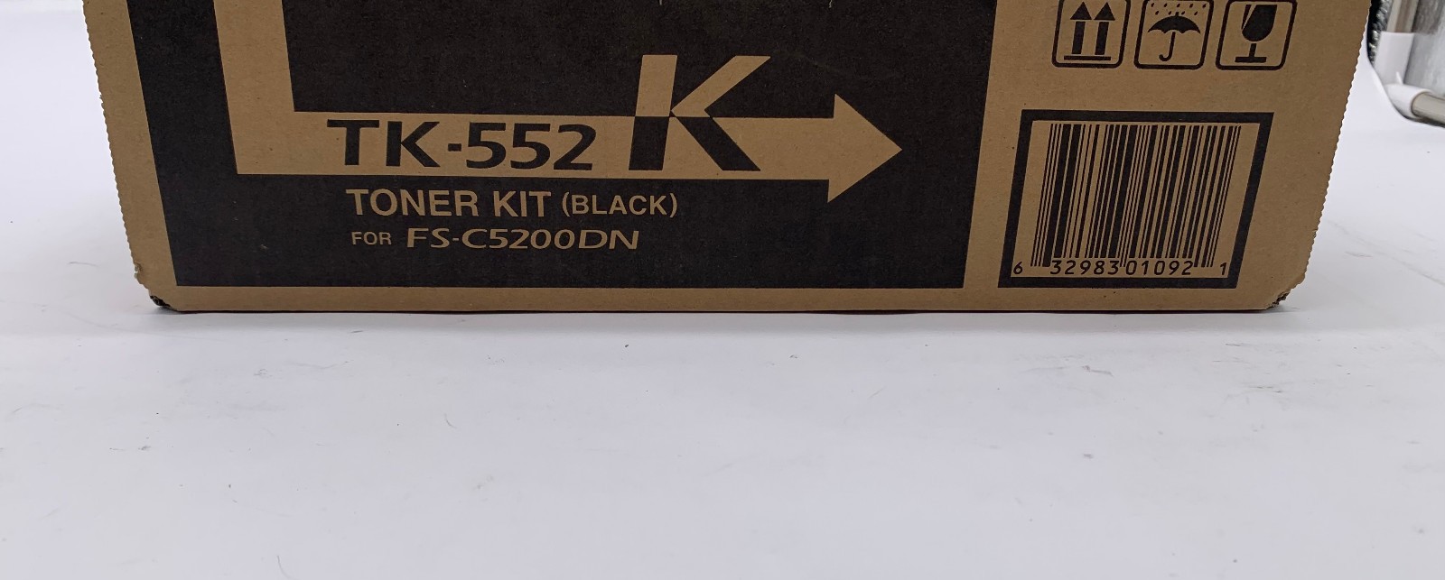 Genuine Kyocera Mita TK552K (TK-552K) Black Toner Cartridge, OEM