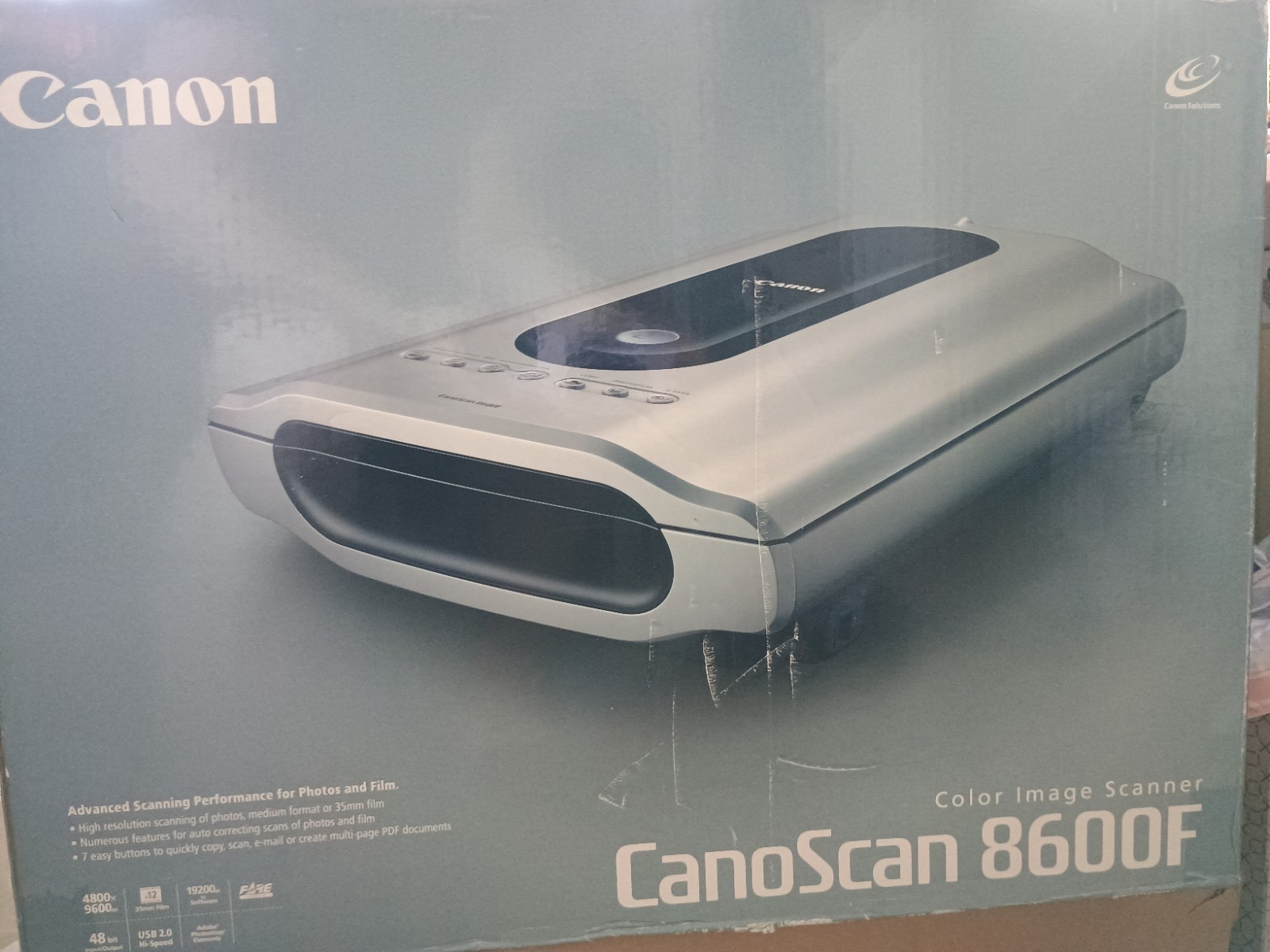 NEW CANON CANOSCAN 8600F Flatbed Scanner Everything Sealed Open Box Must See 