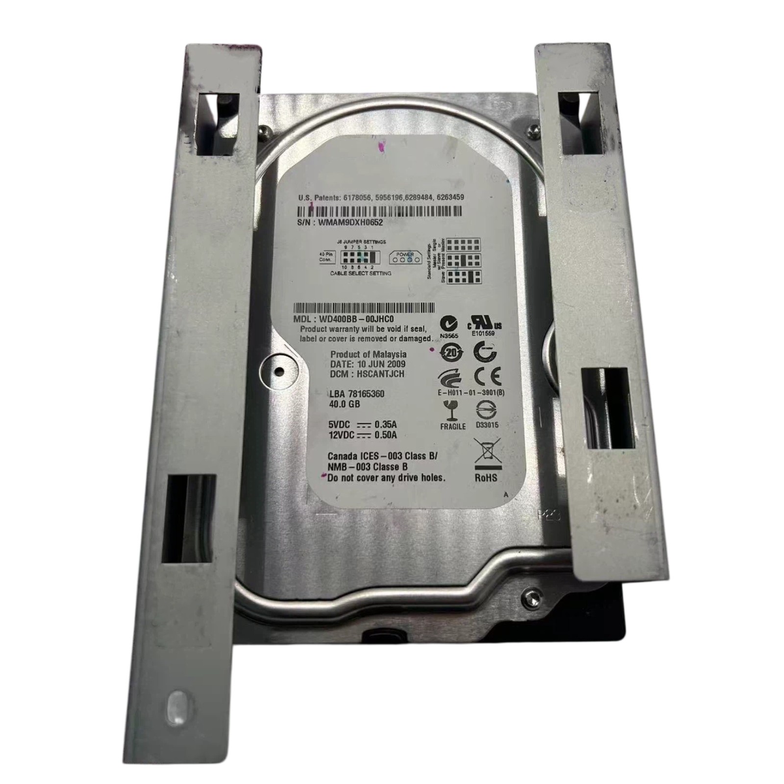 Q6651-60058 Hard Drive HDD With Firmware For HP DesignJet Z 6100 Z6100 40GB