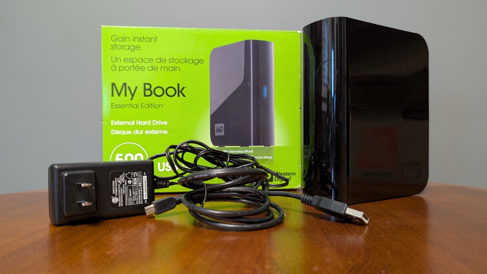 WD My Book Essential Edition 500GB External Hard Drive - WD5000H1U - Complete