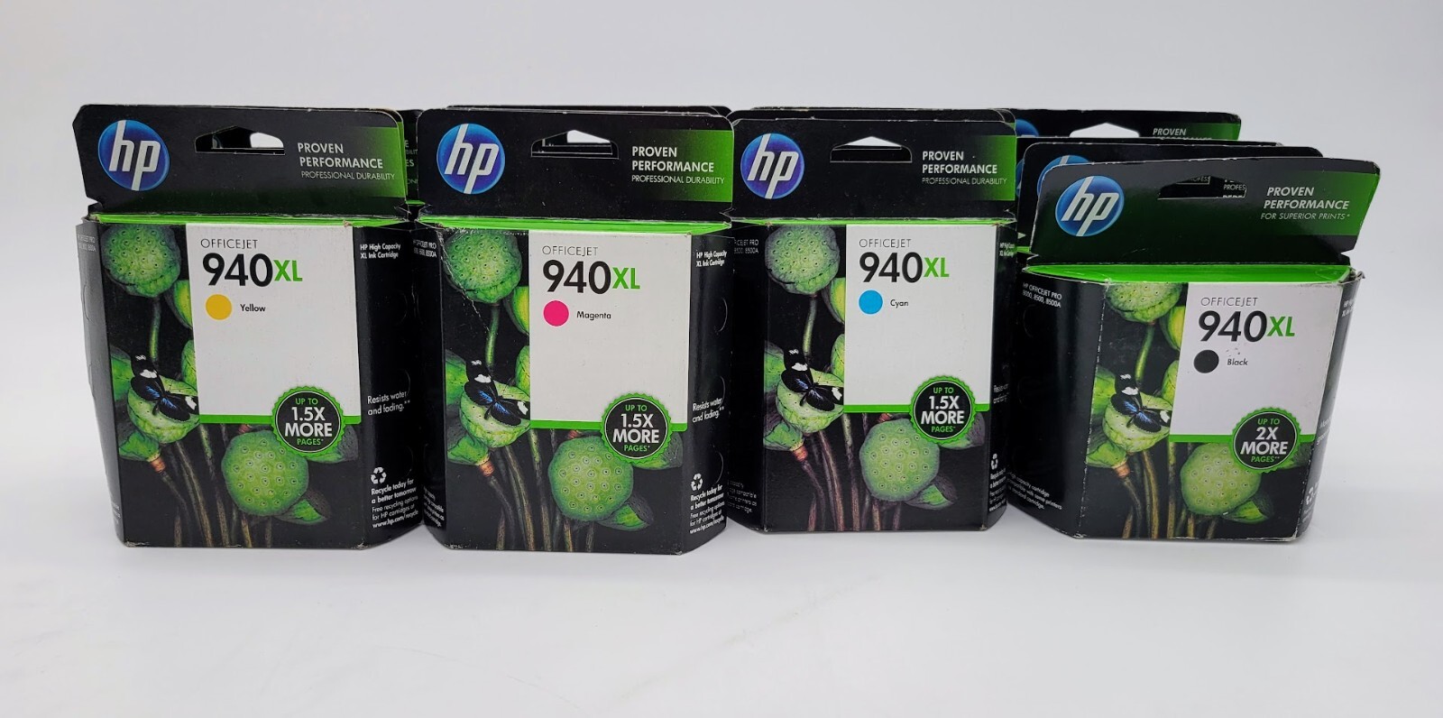 LOT OF 14 HP TONER 940XL | X4 B /X3 C /X3 Y / X4 M