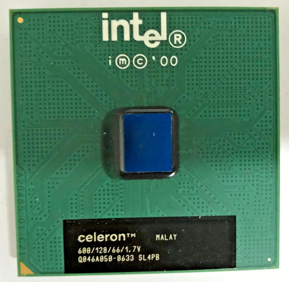 Intel Celeron 600 MHz SL4PB - 600MHz /128KB/66MHz /1.7V - Socket 370 #1886