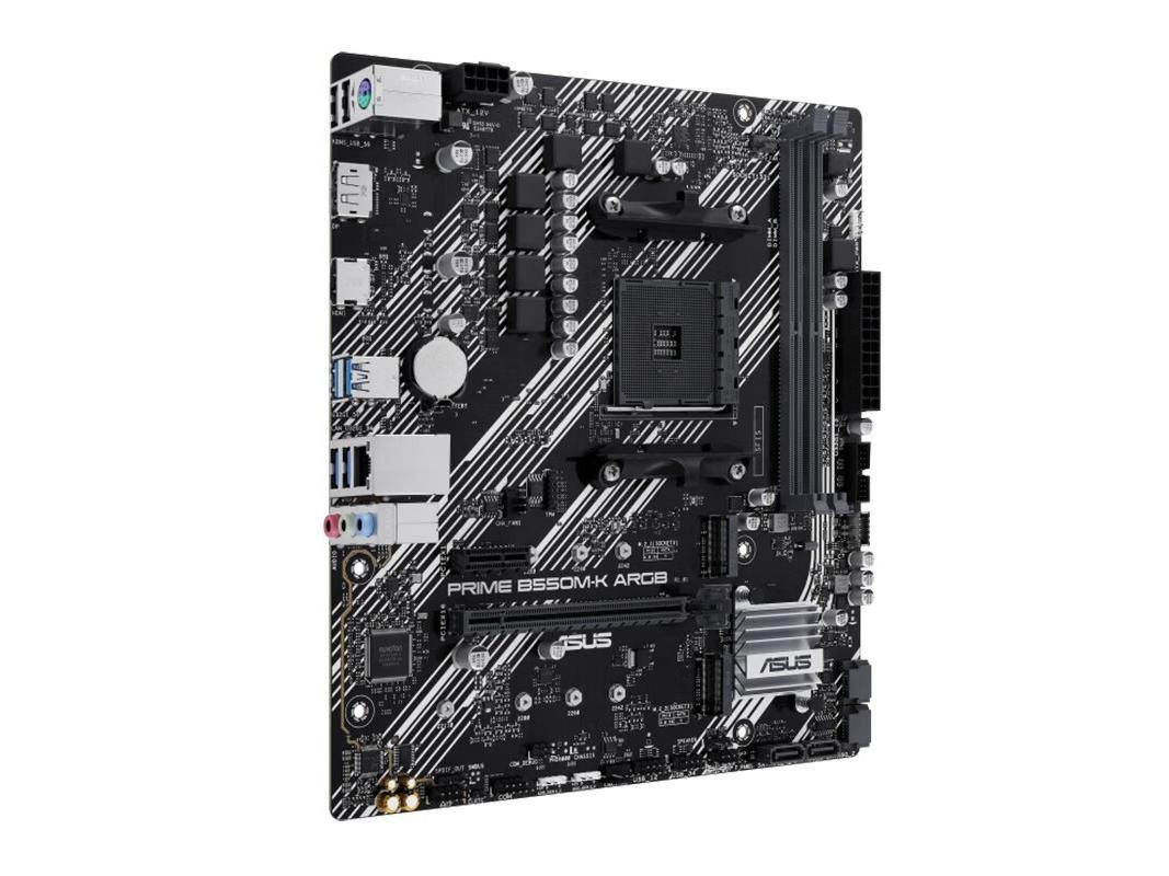 FOR PRIME B550M-K ARGB motherboard AM4 2×DDR4 64GB HDMI+DP M-ATX Tested OK