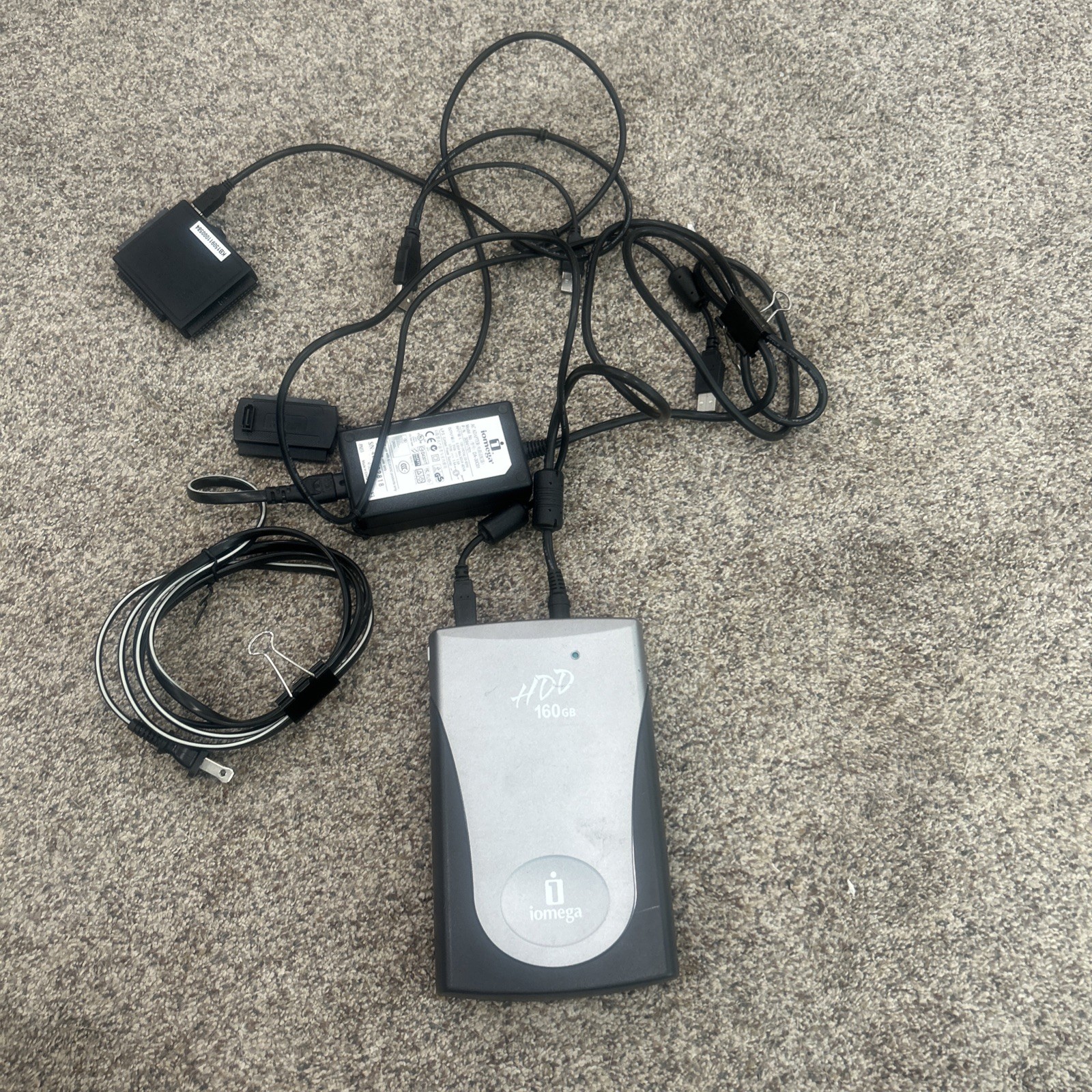 Iomega External Hard Drive 160GB USB 2.0 for PC/Mac