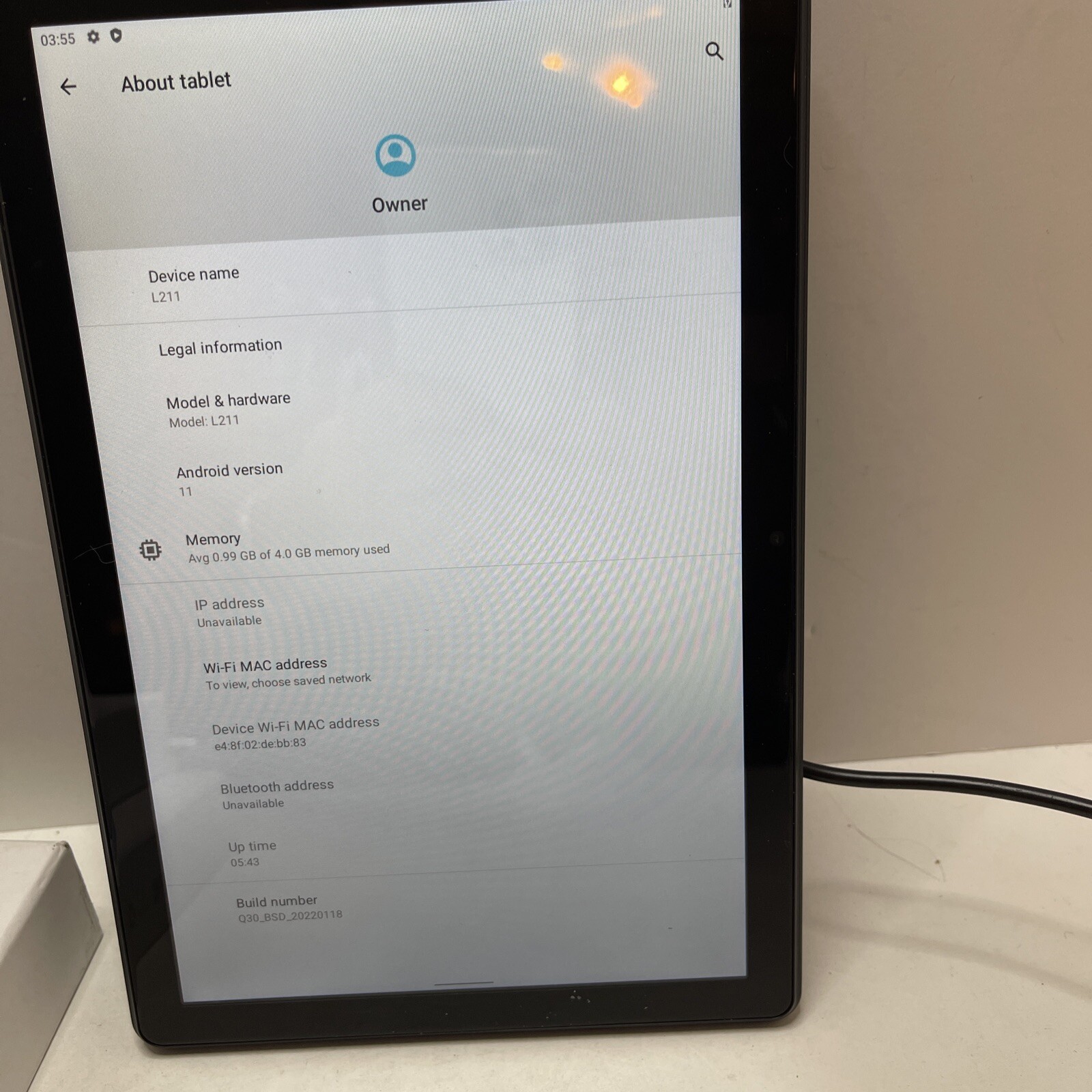Yumkem L211 Black 10 Inch Tablet PC