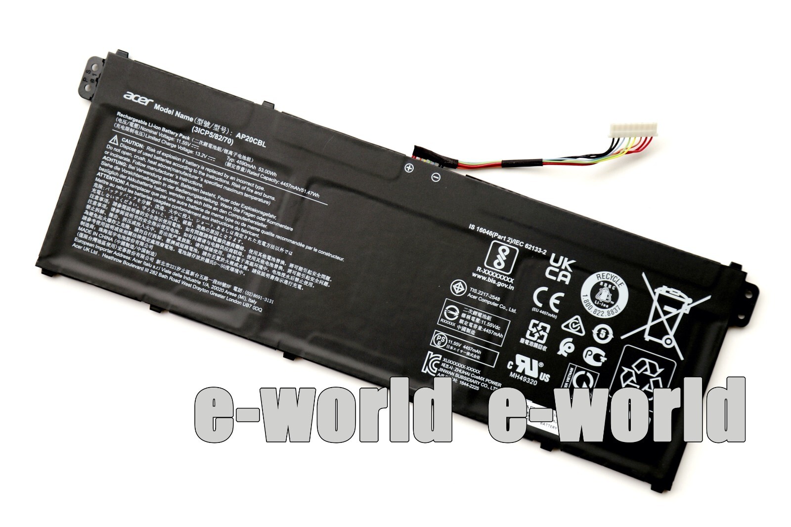 New Genuine AP20CBL OEM Battery for Acer Chromebook 512 C852 514 CB514 CB315