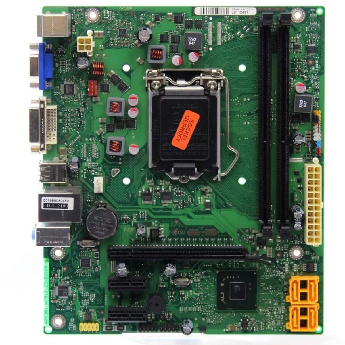 Fujitsu D2990-A11 Micro-ATX Motherboard GS5 H61 LGA 1155 DVI VGA