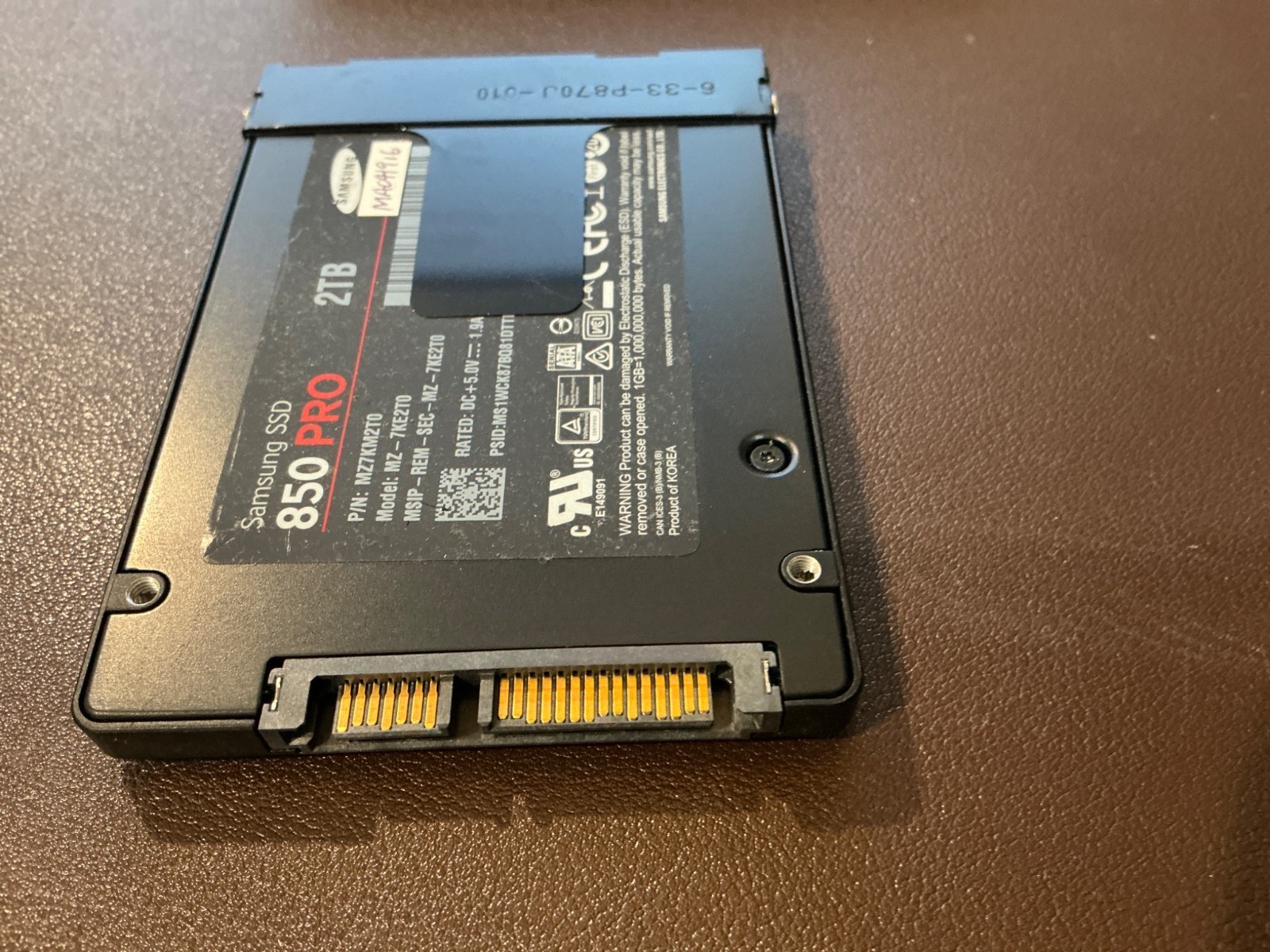 Samsung 850 PRO 2TB MZ-7KE2T0 2.5" SATA III 6Gb/s 3D V-NAND SSD