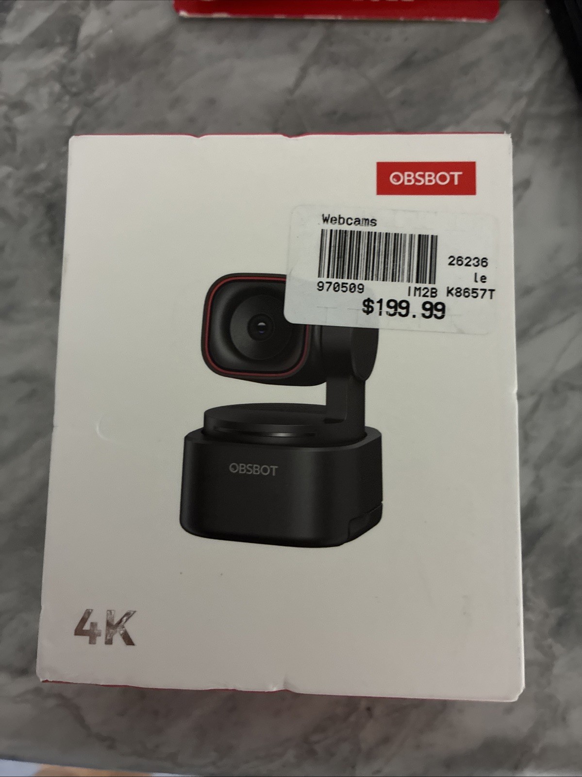 OBSBOT Tiny 3 Lite AI-Powered Spatial Audio 4K PTZ Lite Webcam