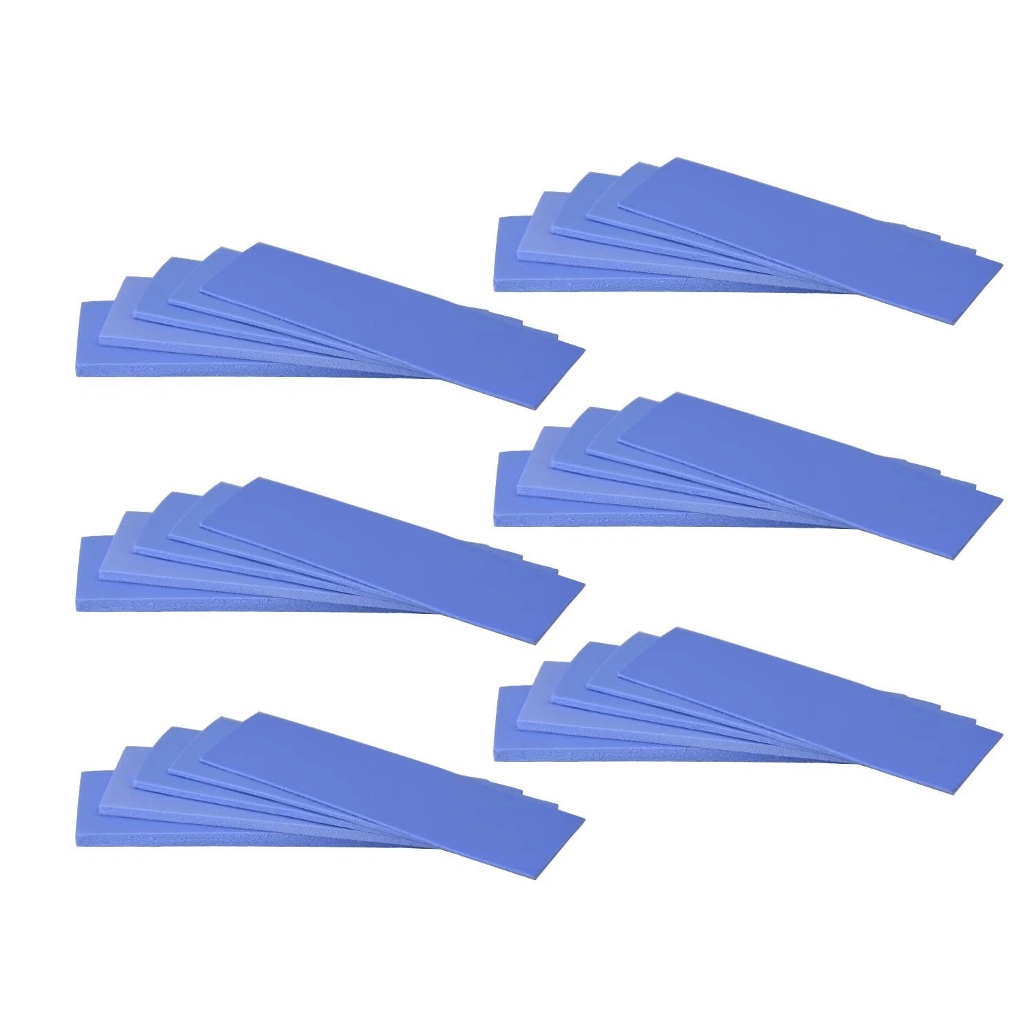 30 Pack Thermal Pads, 20×67 mm by 5 Thickness 0.5 | 1 | 1.5 | 2 | 3 mm, Thermal