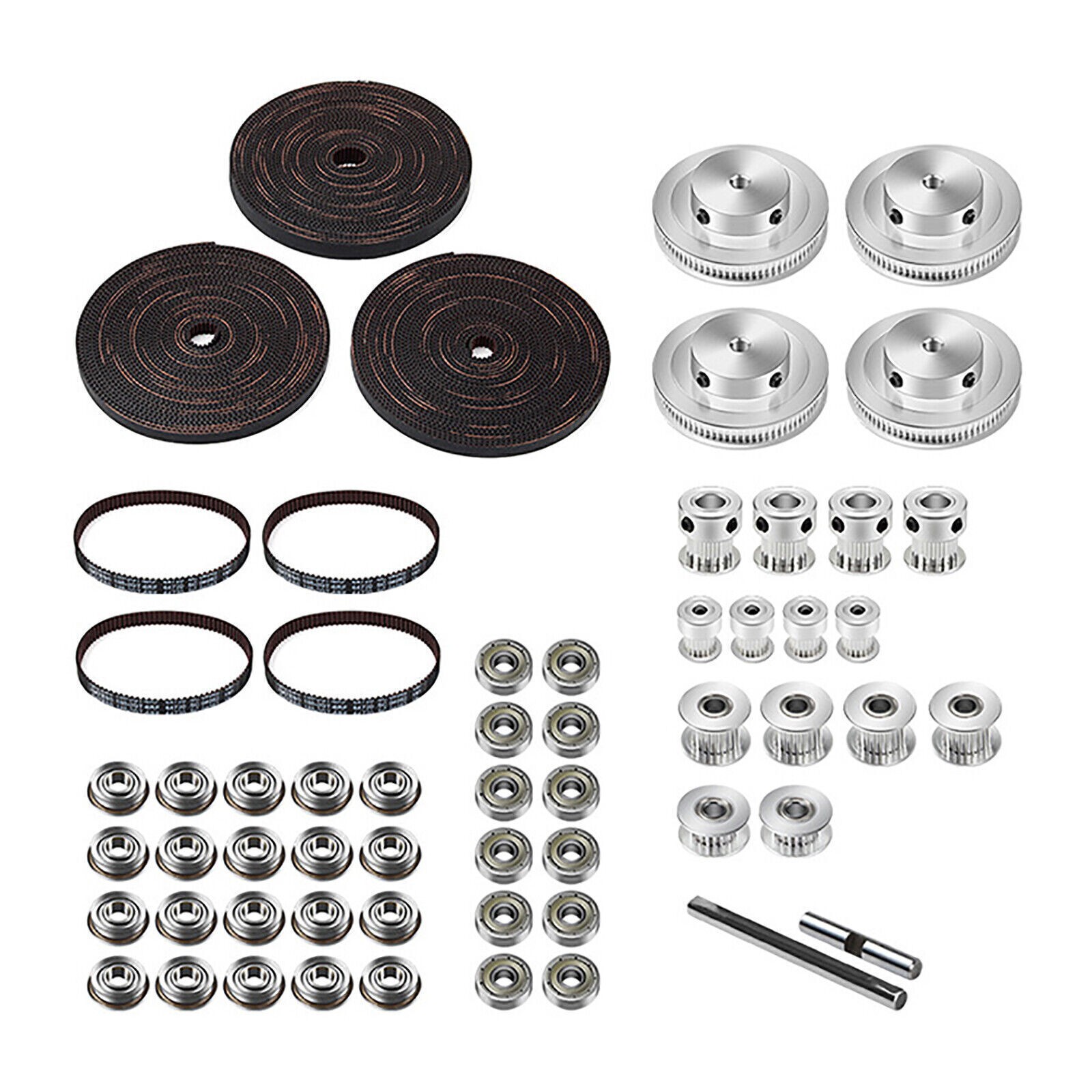 For Voron V2.4 3D Printer GT2 Timing Belt Drive 625 F695 2RS Synchronous wheel