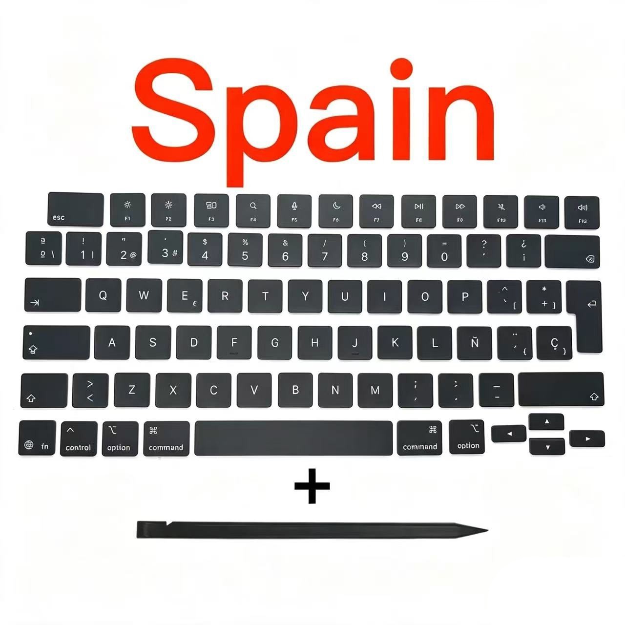 New Laptop Keycap Spain For MacBook Pro 16" M5 Pro A3428 EMC 8936 2026 Year