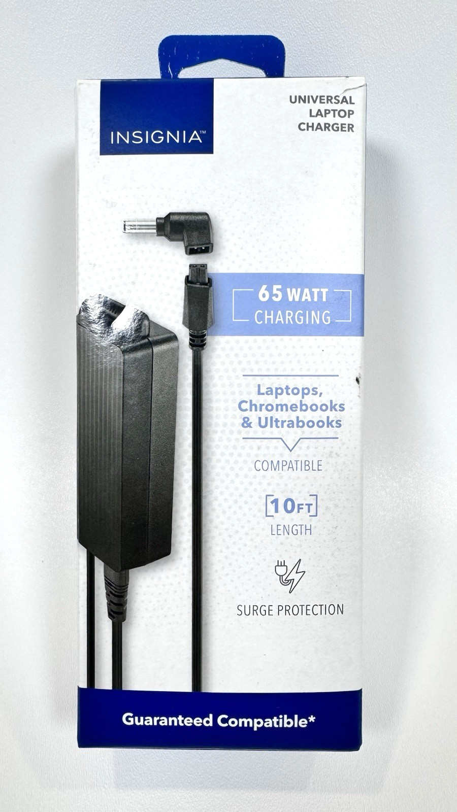 Insignia NS-PWL965 65W Universal Laptop Charger AC Adapter  New Open Box Unused