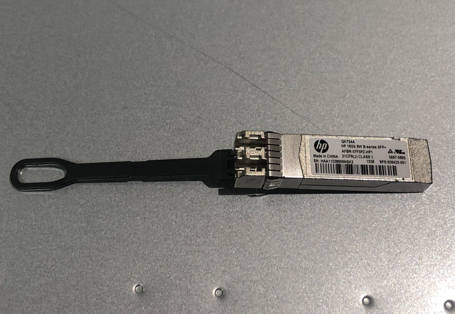HP HPE 656435-001 16Gb FC QK724A SFP+ QK724-63001 Fiber Channel Transceiver