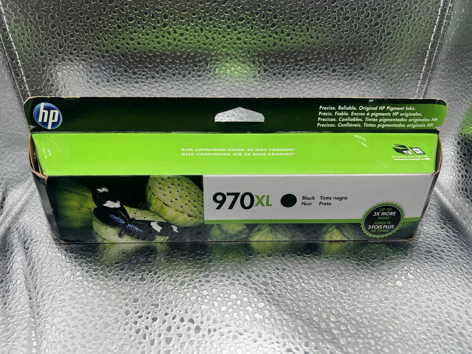 HP 970XL High-Yield Original Ink Cartridge - Black 03/2019