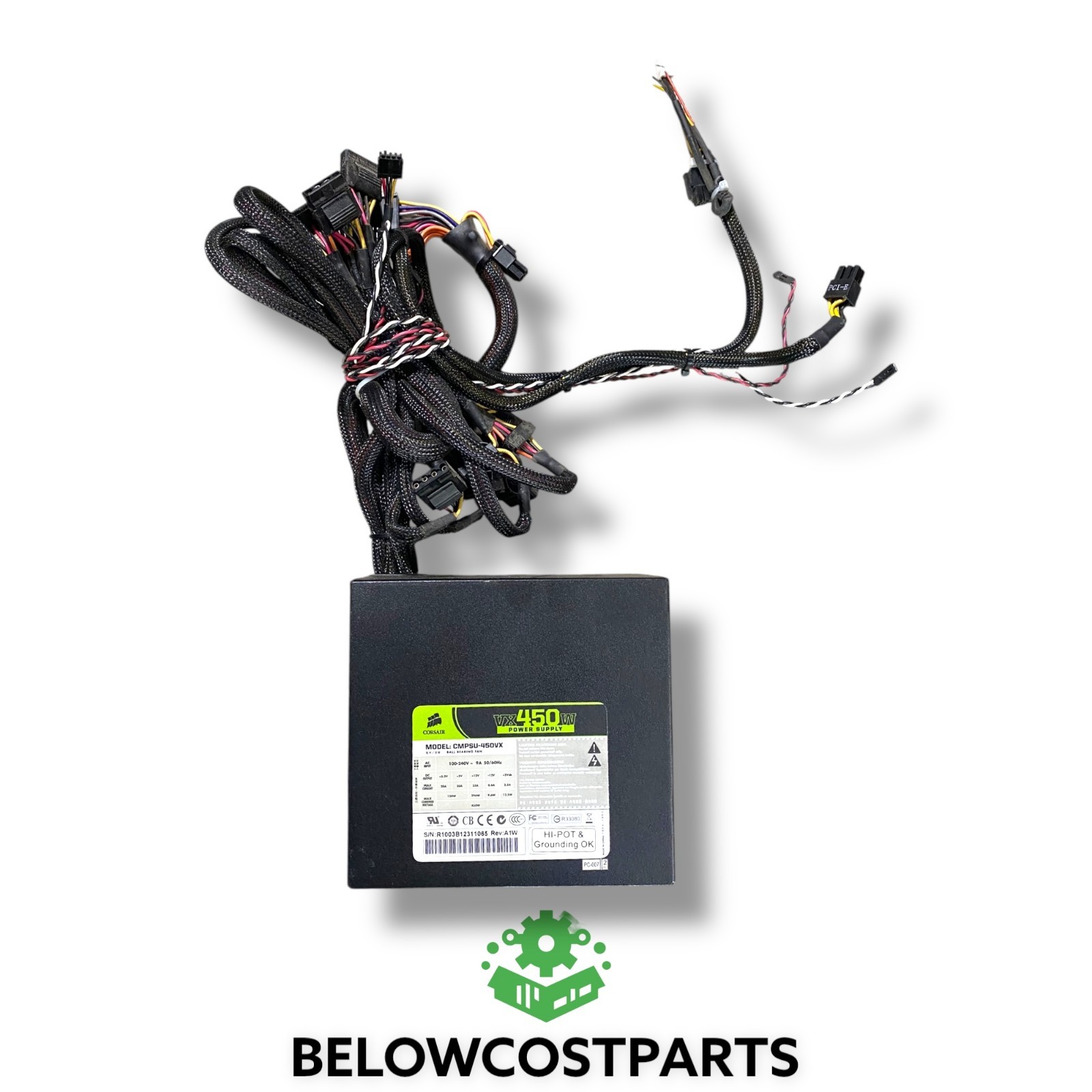 Corsair VX450W 450W ATX Power Supply – CMPSU-450VX